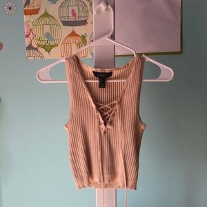 Cropped Sleeveless Top